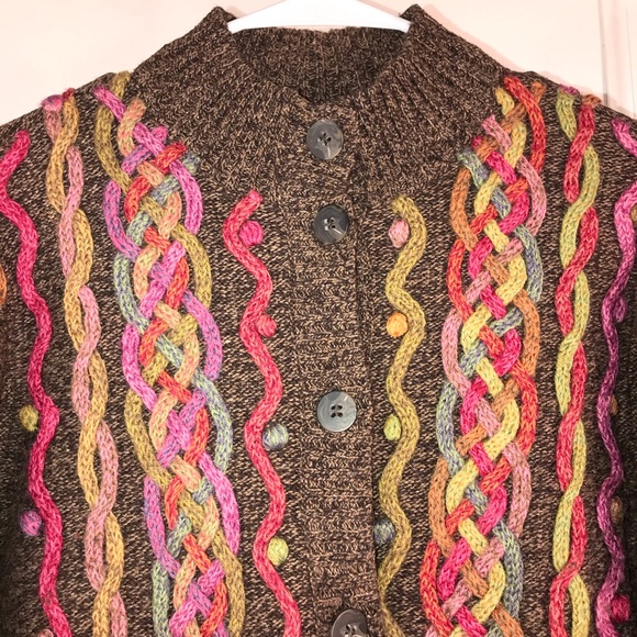 Talbots Embroidered Cardigan - Picture 4 of 12